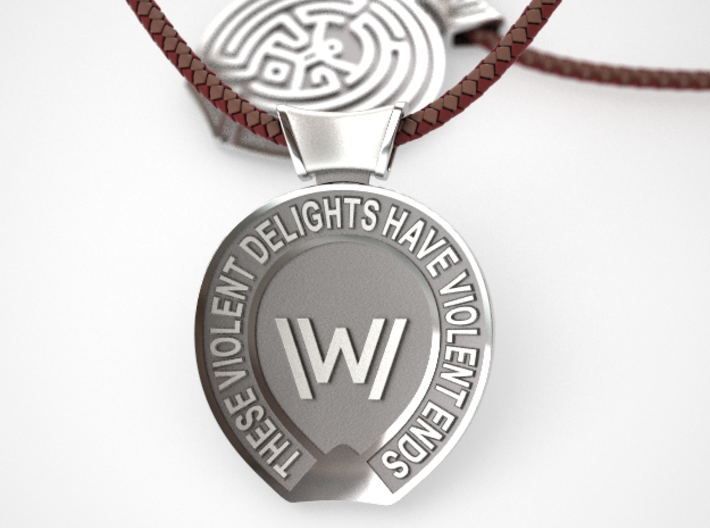 WestWorld Pendant Full 3d printed Westworld pendant