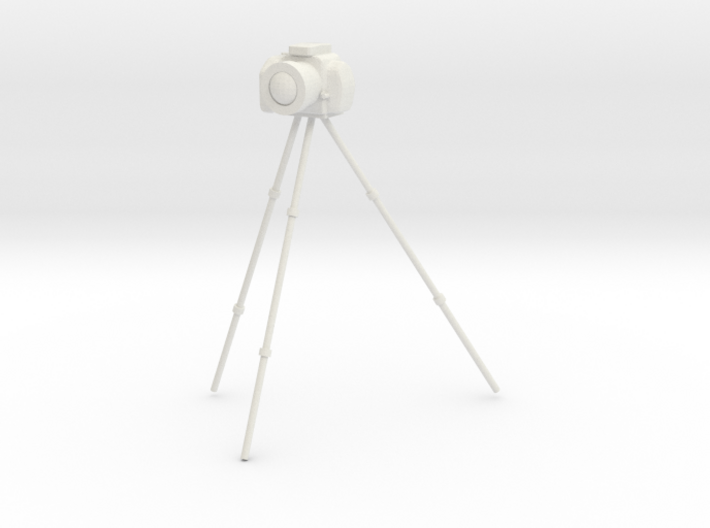 1/24 Camera on Tripod for Diorama 3d printed