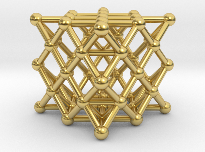 64 Tetrahedron Grid - Surface 3d printed