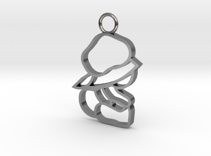 Top & Tail Silver Sitting Baby Figure 3d printed 
