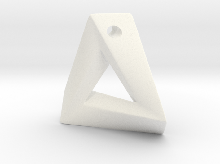 Impossible Triangle Pendant 3d printed 