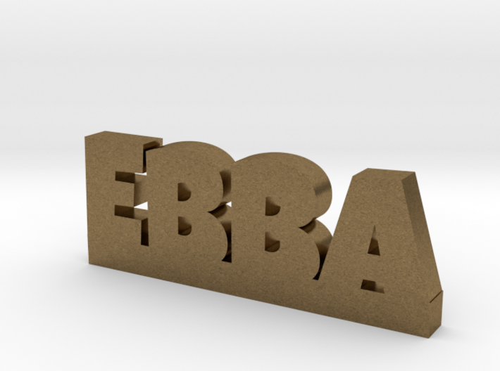 EBBA Lucky 3d printed