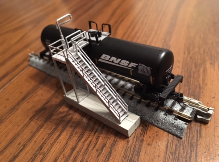 'N Scale' Ethanol Fill Station 3d printed 