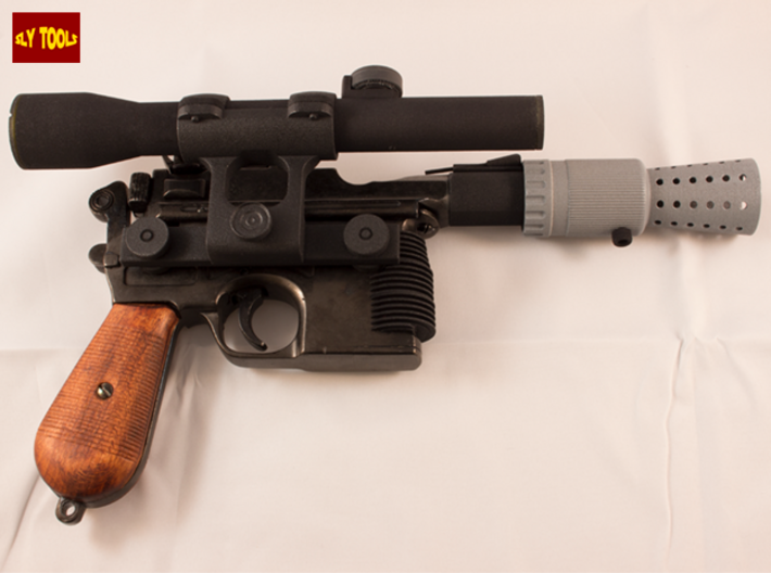 ANH Scope Pro Version - Back 3d printed Full DL-44 ANH Blaster (NOT INCLUDED)