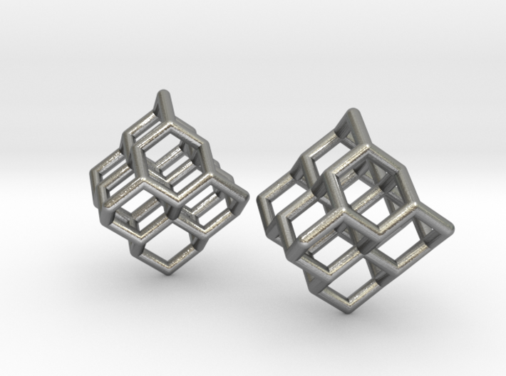 Diamond earrings 3d printed