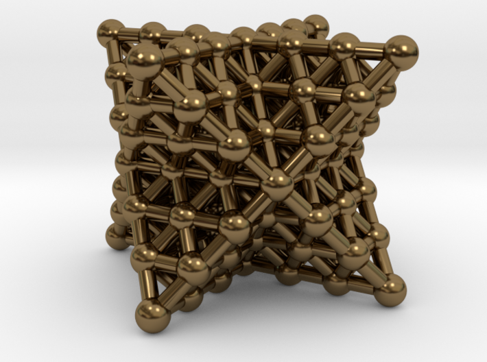 Merkaba Matrix 3 - Star tetrahedron grid 3d printed