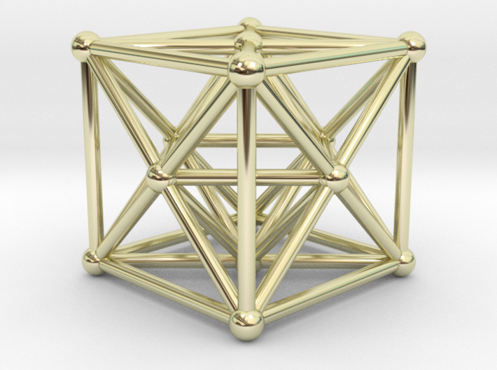 Metatron's Cube - Merkaba Cube 3d printed