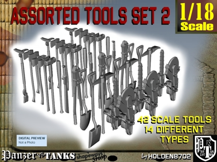 1-18 Assorted Tools Set2 3d printed