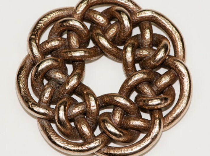 Celtic circular knot 3d printed