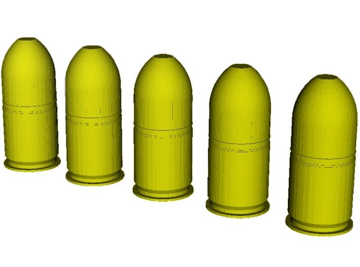 1/24 scale M-781 40x46mm grenades x 5 3d printed