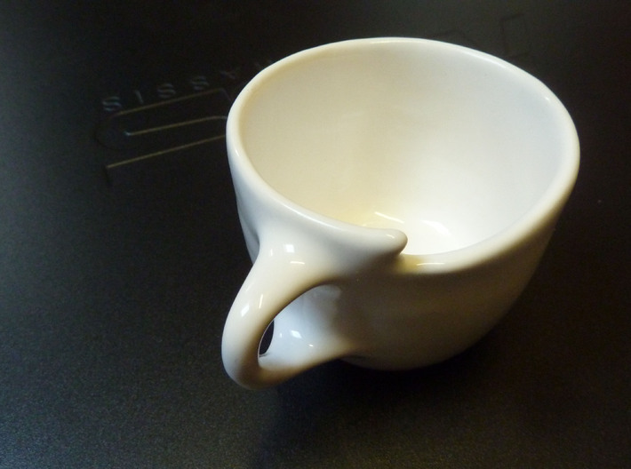 Spoon holder cup right-handed 3d printed 