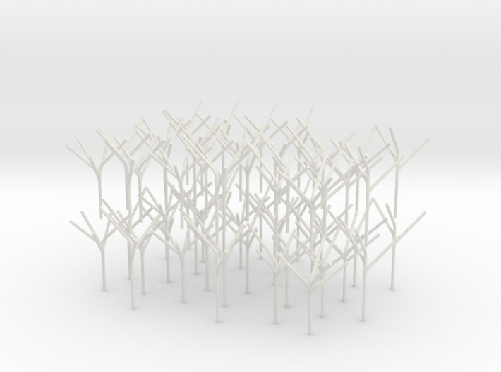 Architects Tree scale 1-200-1-250 x60. 3d printed 