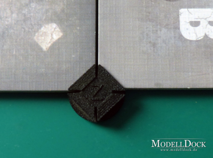 Tile Connector for Zombicide board game 3d printed Center connector - black strong flexible