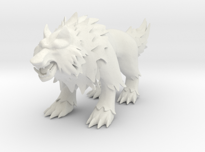 Non-scale Rehgar Wolf 3d printed