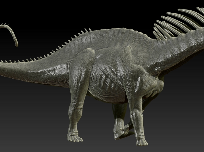 1/40 Amargasaurus - Walking 3 3d printed Zbrush Render of final sculpt