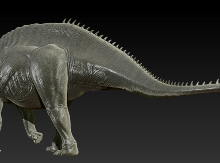 1/40 Amargasaurus - Walking 3d printed Zbrush render of final sculpt