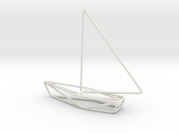 Sailing Boat Scale 1-100 3d printed
