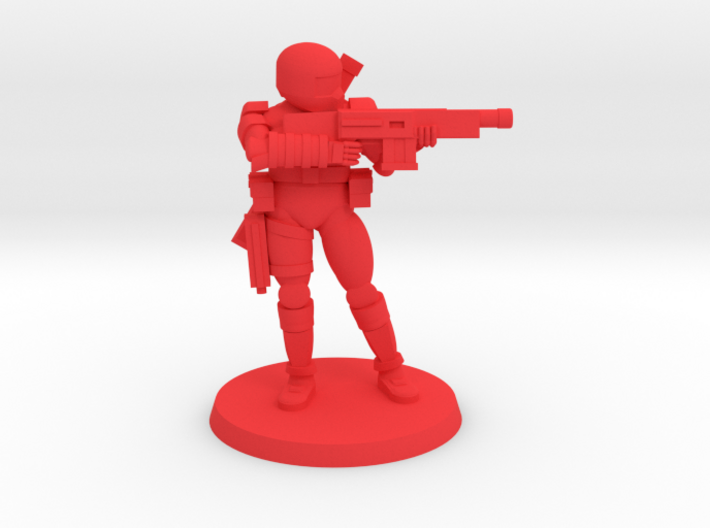 Female Combat Armour 3d printed