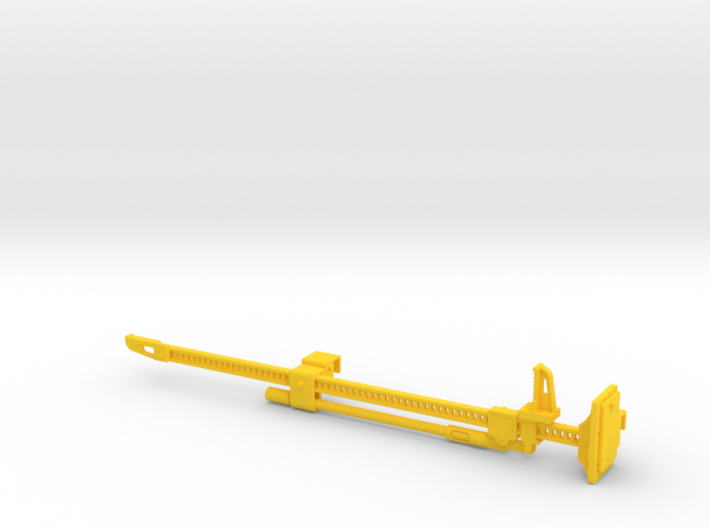 FR10023 Jack and Bracket - YELLOW 3d printed 