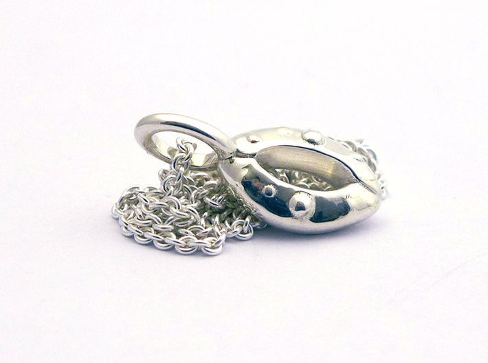 Stoma Pendant - Science Jewelry 3d printed Stomata pendant