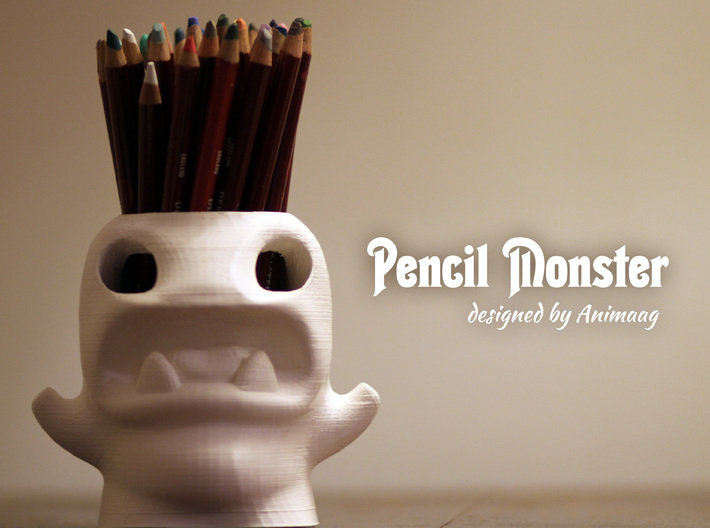 Monster Pencilpot Original High Quality 3d printed