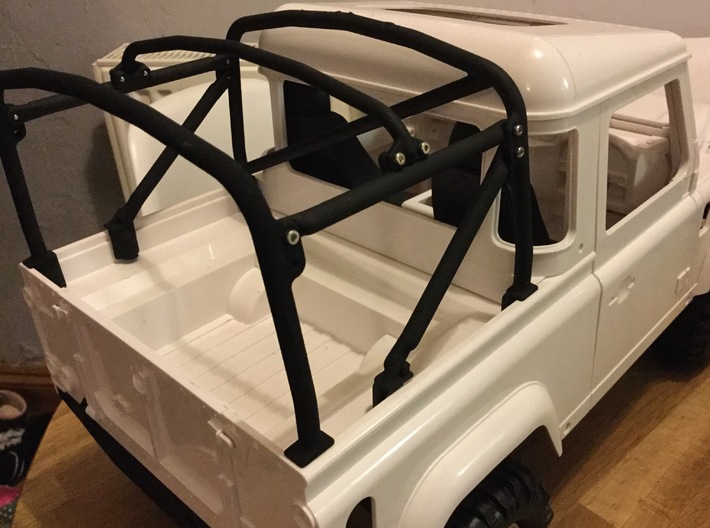 Raffee Land Rover Defender Pickup Cage 3d printed 