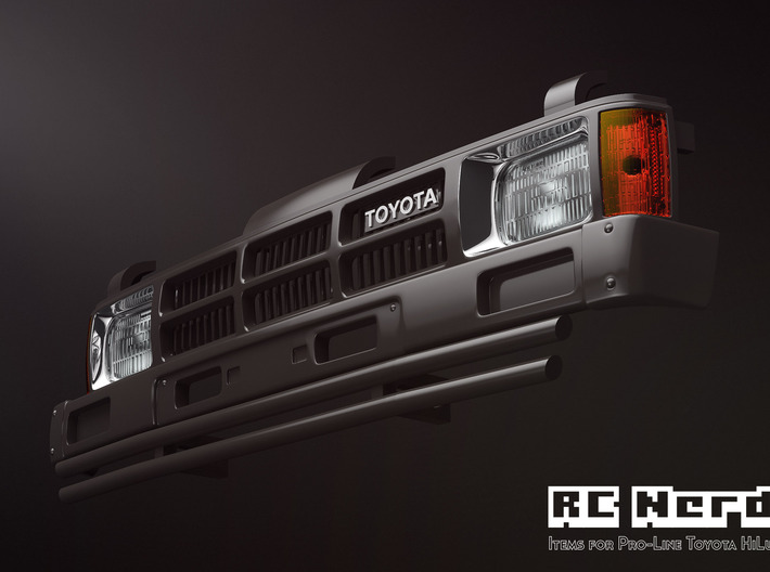 RCN001 Grill for Pro-Line Toyota SR5  3d printed 