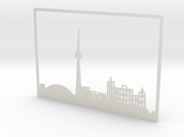 Toronto Skyline - 8 X 11.5 (L) 3d printed