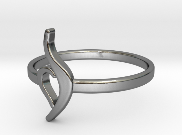 NEDA Symbol Ring - US size 8 3d printed