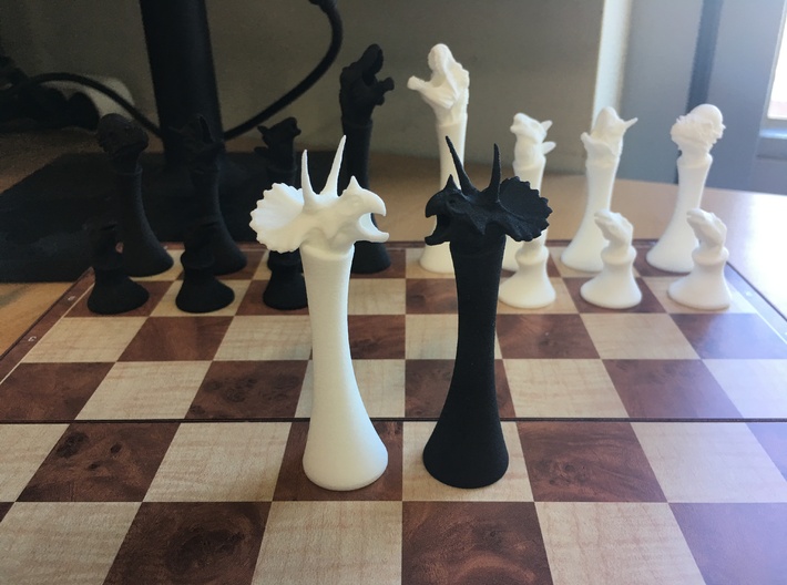(Chess) Triceratops Queen 3d printed