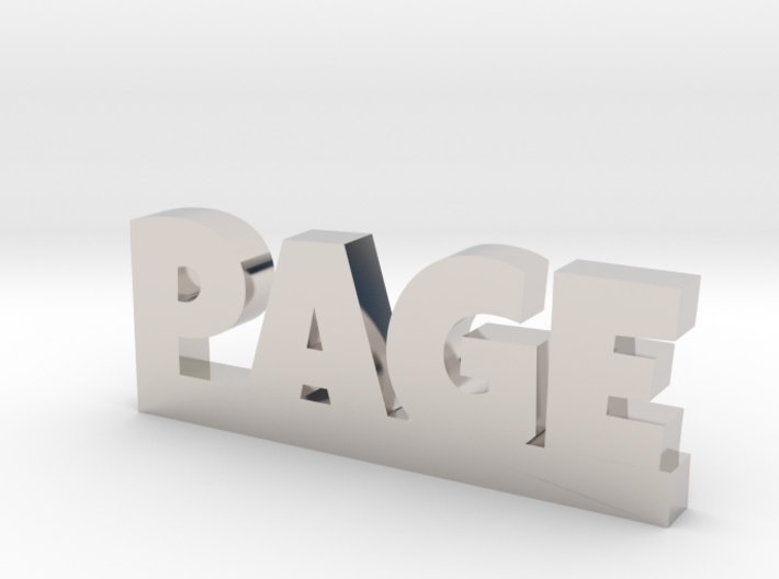 PAGE Lucky 3d printed