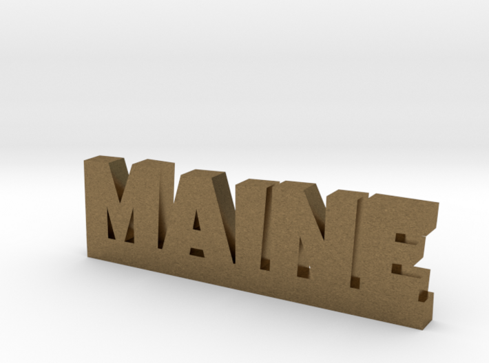 MAINE Lucky 3d printed