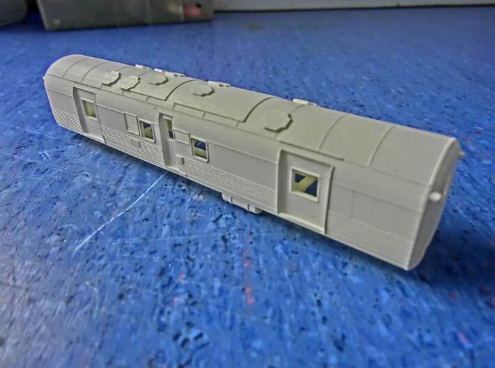 NZ120 Fs Class (Steam Heat Van) 3d printed Printed in Frosted Ultra Detail