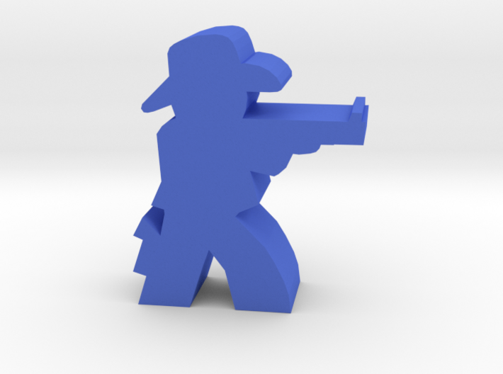 Game Piece, Cowboy, Aiming Rifle 3d printed