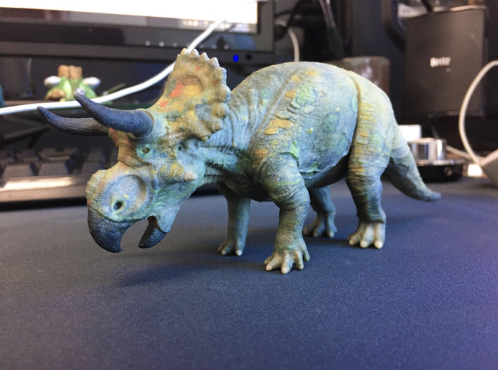 Nasutoceratops middle size (color) 3d printed