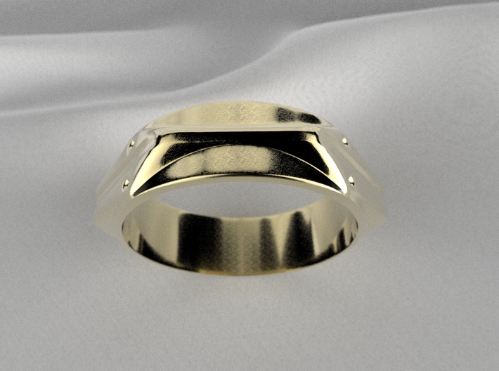 Abstract Ring No.4 3d printed 