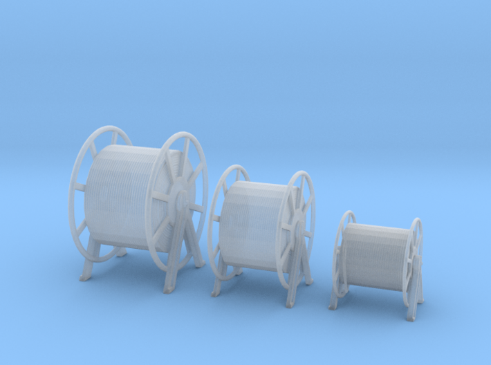 1/100 DKM Hauser Rope Barrels SET 3d printed 