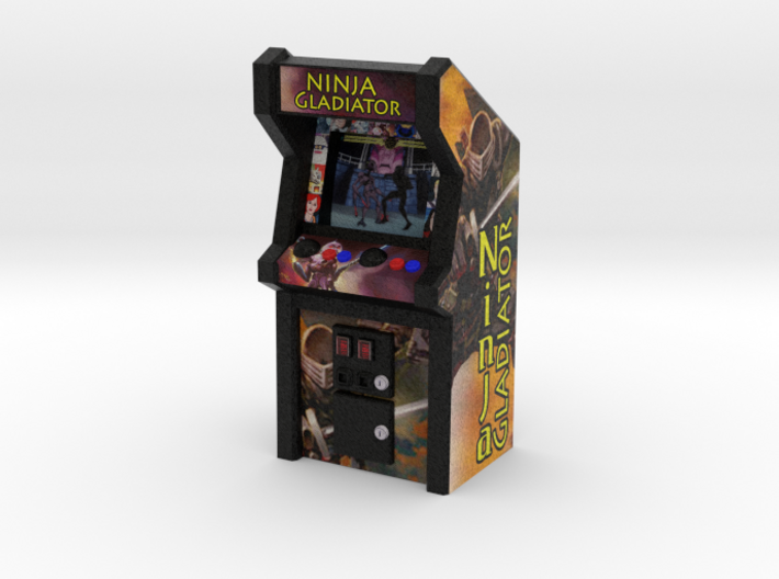 Ninja Gladiator Arcade Game, 35mm Scale 3d printed