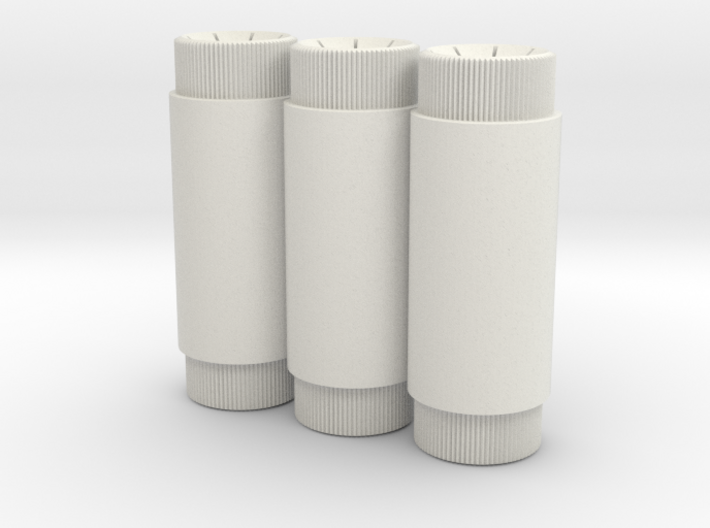Shore Triple Canisters 3d printed