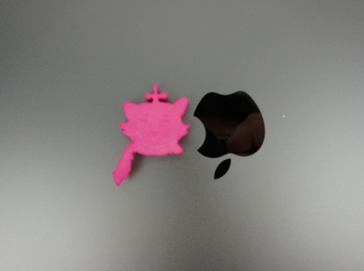 Camera Cover for MacBook Pro - Lucy the Cat 3d printed About the size of the apple logo!