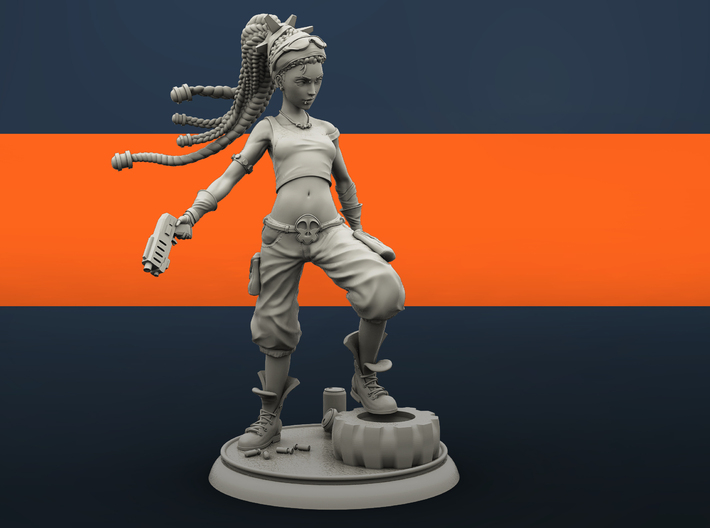 Molly the Punk 3d printed Render_01