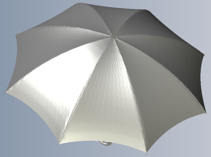 1/18 scale rain umbrella x 1 3d printed 