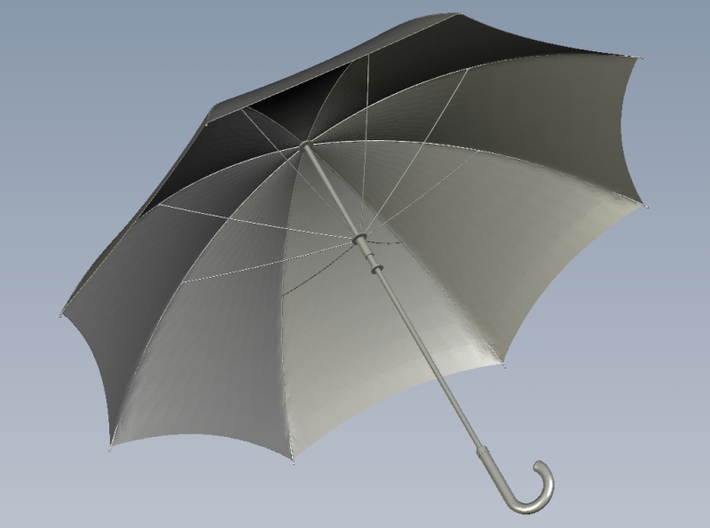 1/16 scale rain umbrella x 1 3d printed