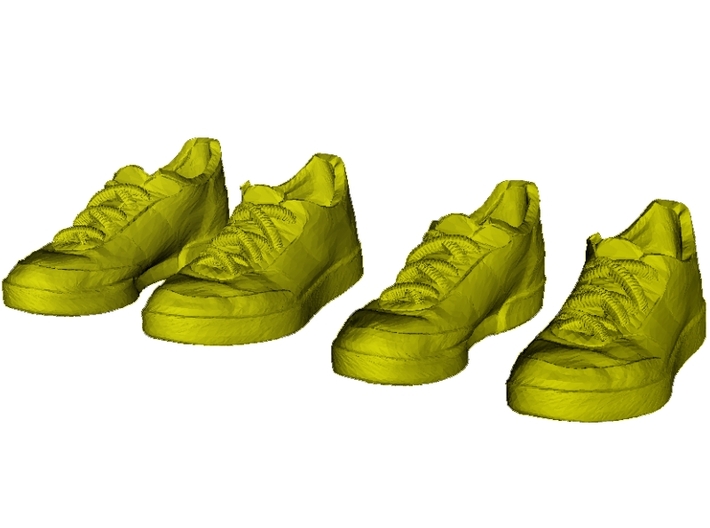 1/35 scale sneaker shoes B x 2 pairs 3d printed