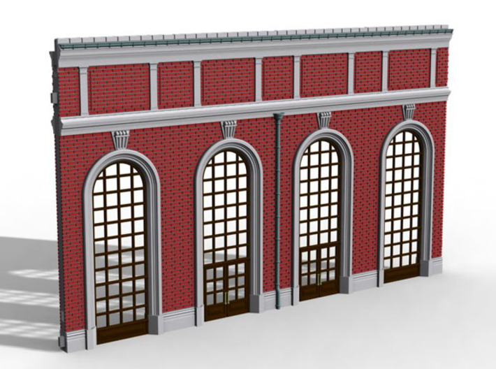 NGG-Mext01a - Large Railway Station 3d printed 