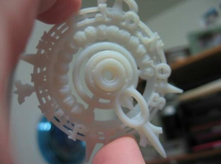 Nocturnal Watch ($18) 3d printed Nocturnal time piece printed in white detail material.