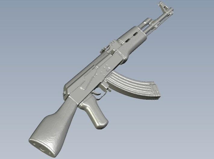 1/48 scale Avtomat Kalashnikova AK-47 rifles x 3 3d printed 
