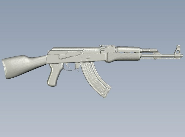 1/48 scale Avtomat Kalashnikova AK-47 rifles x 10 3d printed 