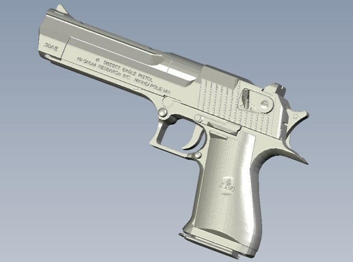 1/12 scale IMI Desert Eagle 50 Mk XIX pistols x 3 3d printed 