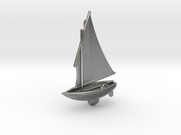 Small Old Sailing Boat Pendant 2 3d printed